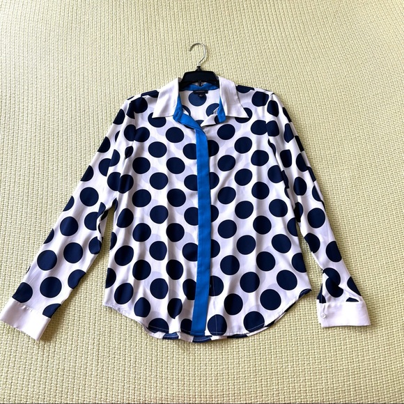 Ann Taylor Tops - EUC Polka Dot Blouse